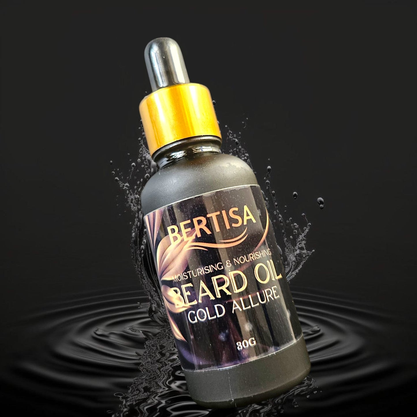 Gold Allure Moisturising & Nourishing Beard Oil – Rich, Bold & Addictive