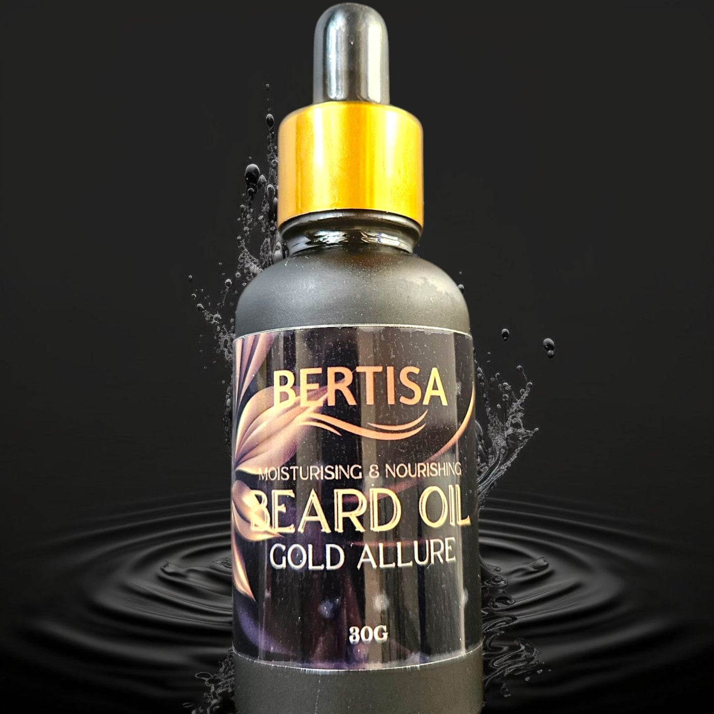 Gold Allure Moisturising & Nourishing Beard Oil – Rich, Bold & Addictive