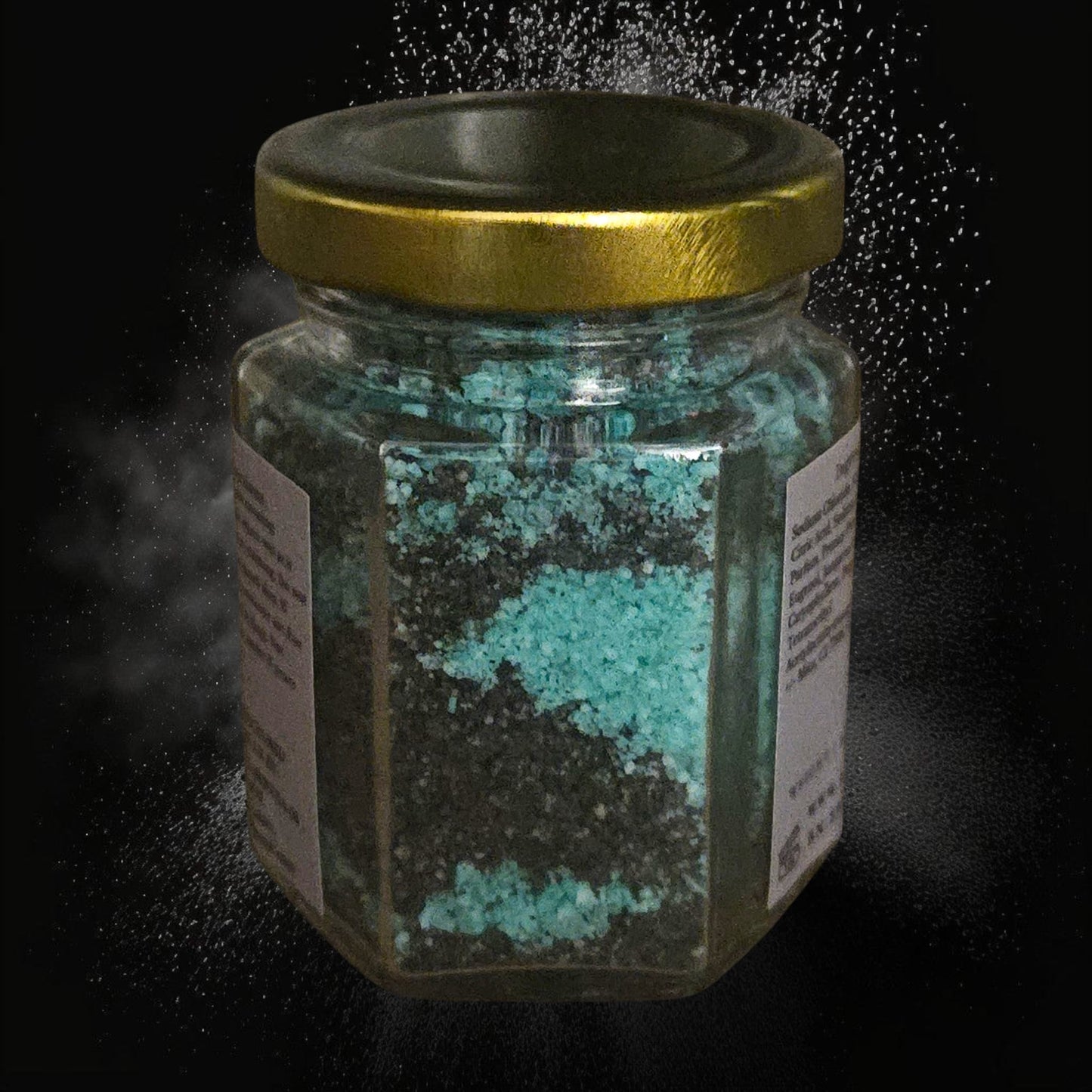 Black Cedar & Myrrh Foaming Bath Salts – Luxurious Woody Bath Soak | 80g