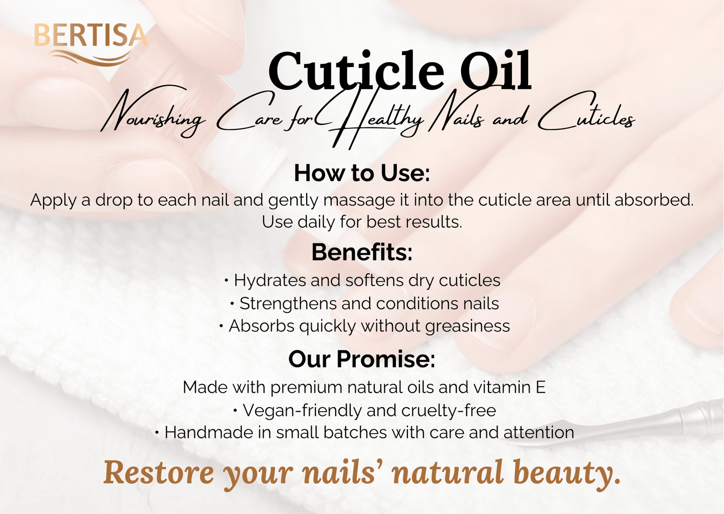 Cuticle Oil Pen – Vegan Scented Nail Care