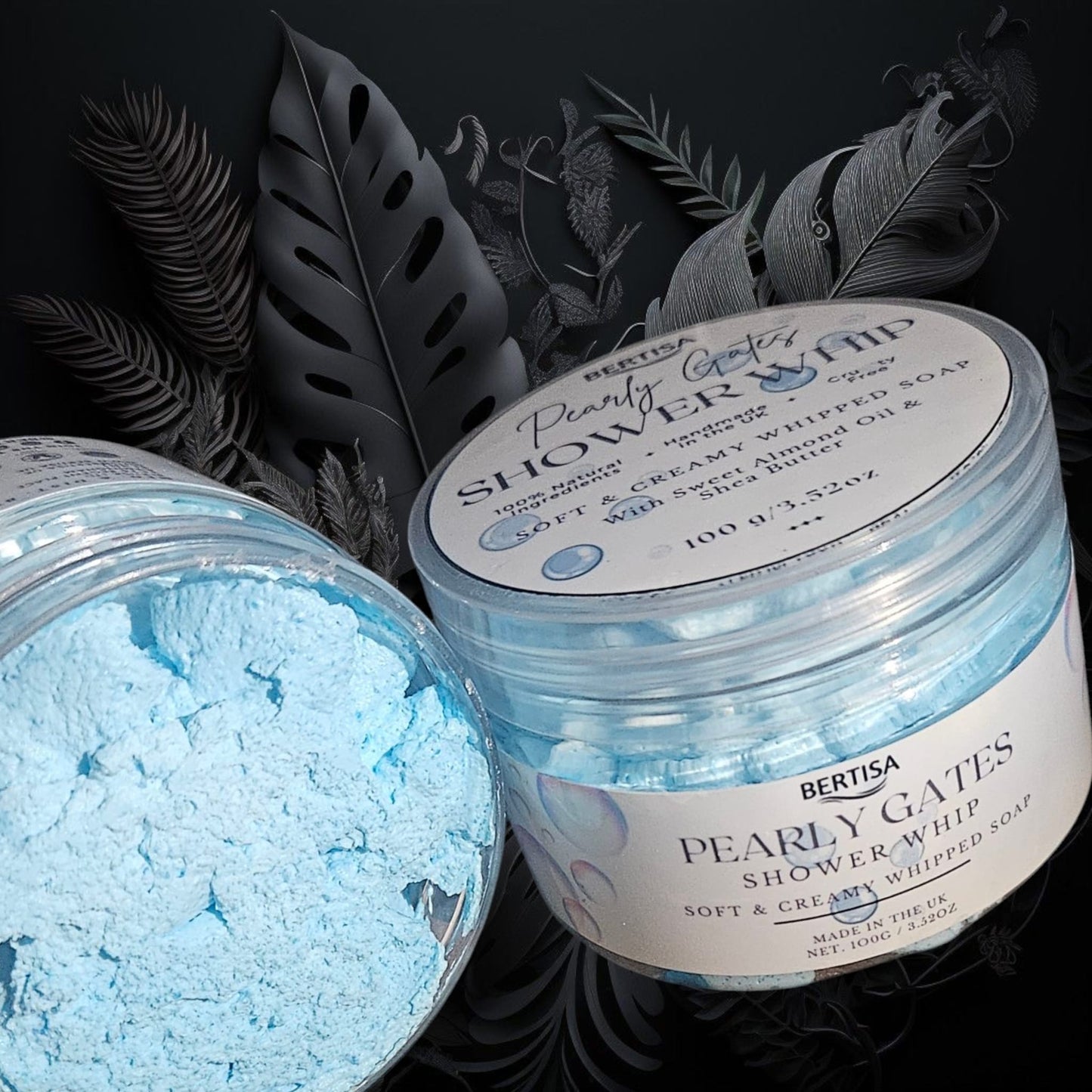 Pearly Gates Whipped Shower Soap – Creamy & Nourishing 100g