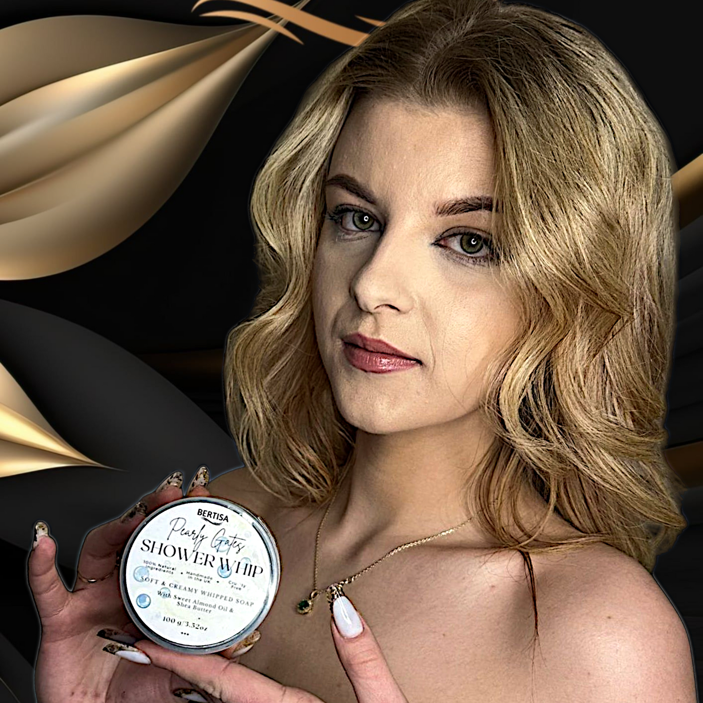 Pearly Gates Whipped Shower Soap – Creamy & Nourishing 100g