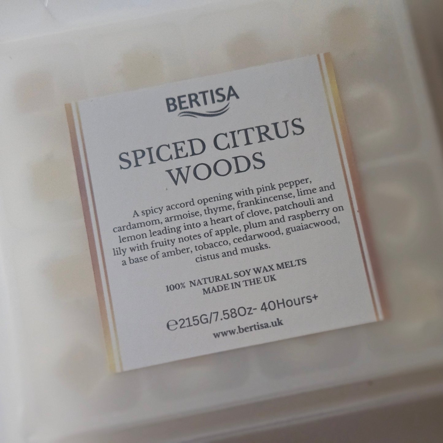 Spiced Citrus Wood Wax Melt Box