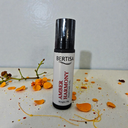 Amber Harmony Perfume Oil – Warm Woody Roll-On, 10g