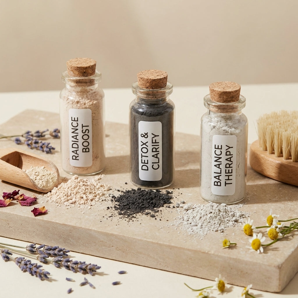 BERTISA Clay Mix Face Masks