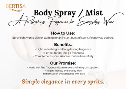 Blossom Joy Body Mist 20G – Alcohol-Free Floral & Citrus Travel Spray