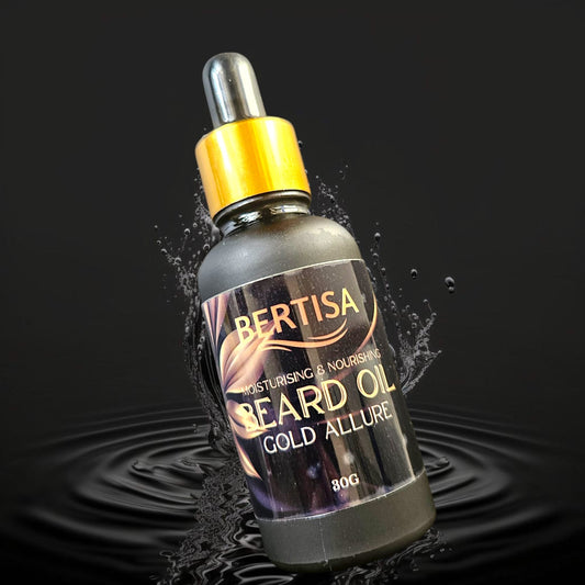 Gold Allure Moisturising & Nourishing Beard Oil – Rich, Bold & Addictive
