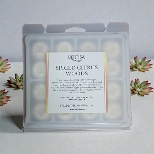 Spiced Citrus Wax Melt Clamshell | 16 Melts | 160+ Hours Burn Time