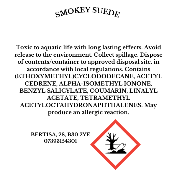 Bertisa Scented Sizzler 80g Smokey Suede