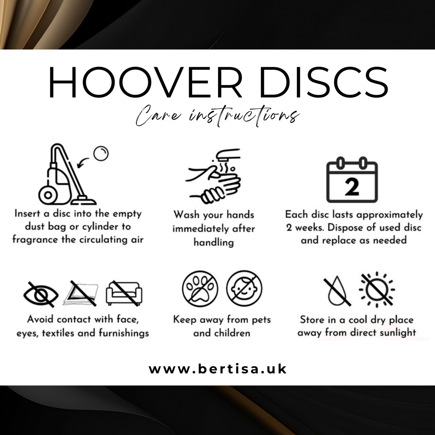Sweet & Fruity Scented Hoover Discs – Long-Lasting Freshness, 2-Pack