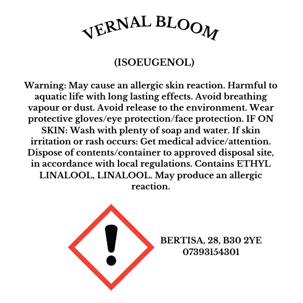 Bertisa Scented Sizzler 80g Vernal Bloom