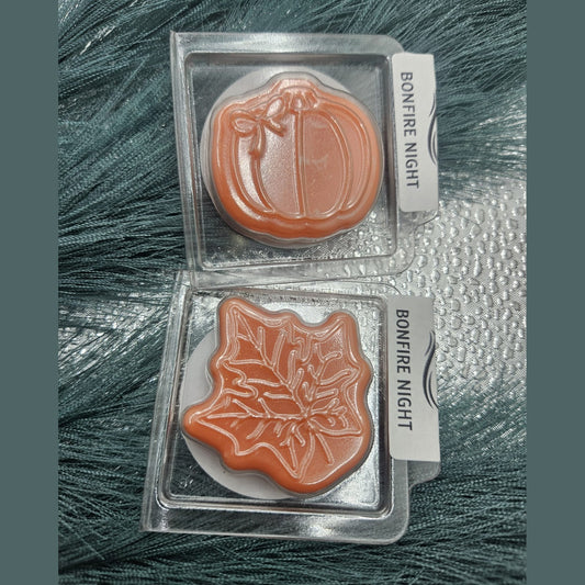 Bonfire Night Wax Melt Pumpkin/Leaf