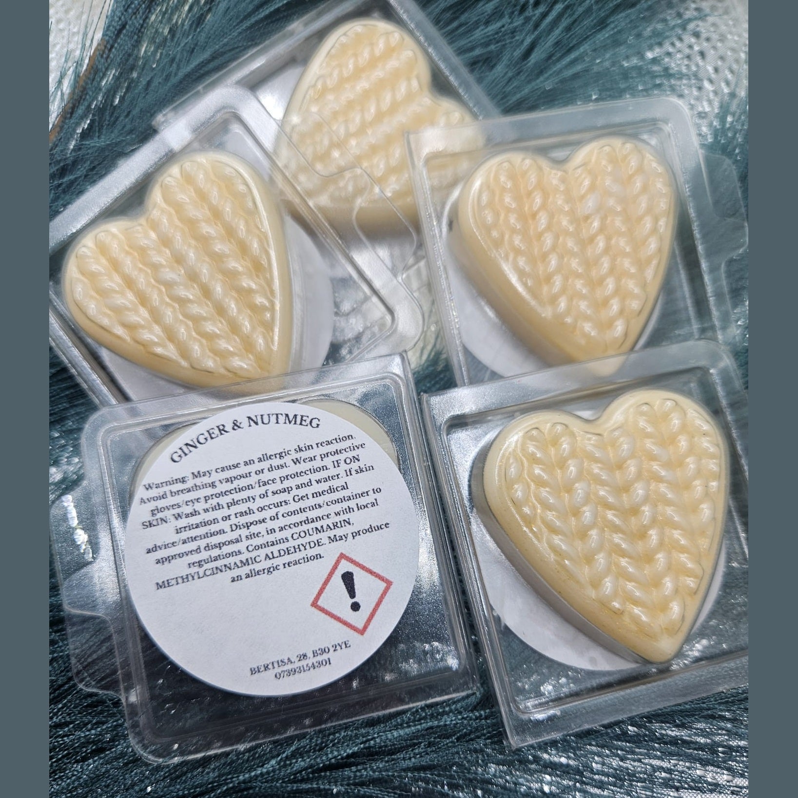 Ginger & Nutmeg Heart Wax Melt