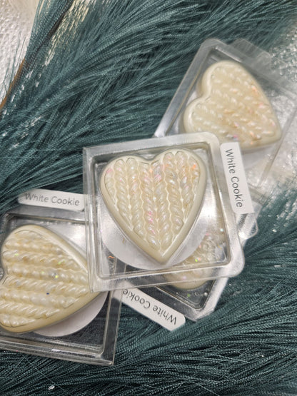 White Cookies Heart Wax Melt