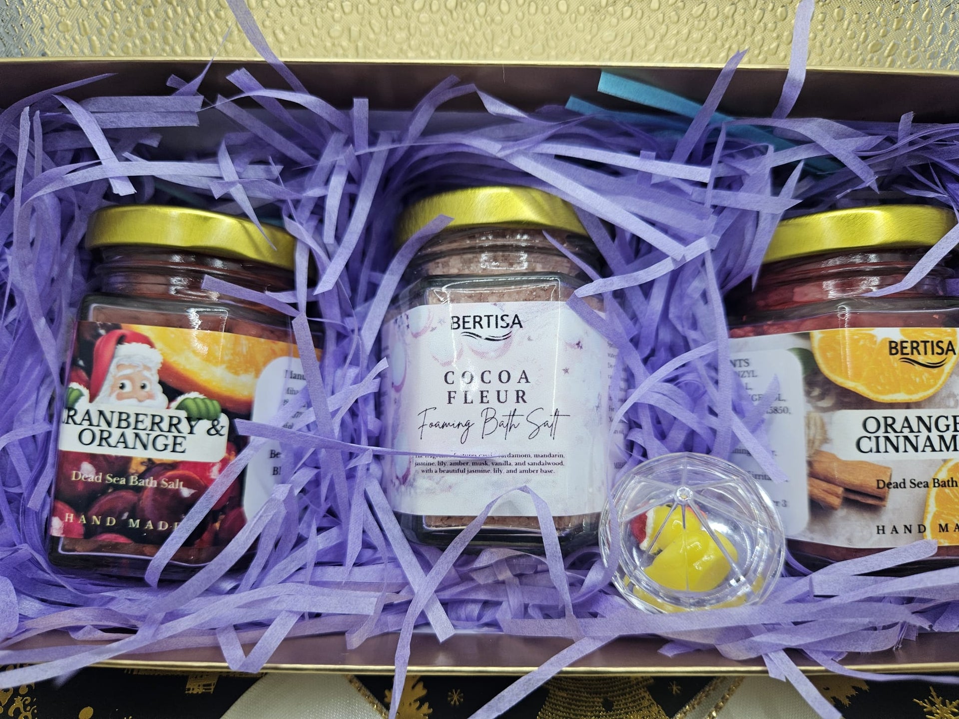 Christmas Bath Salt Pamper Set