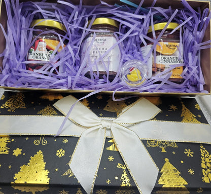 Christmas Dead Sea Salt Bath Soaking & Foaming Himalayan Bath Salt Pamper Set – A Luxurious Holiday Escape