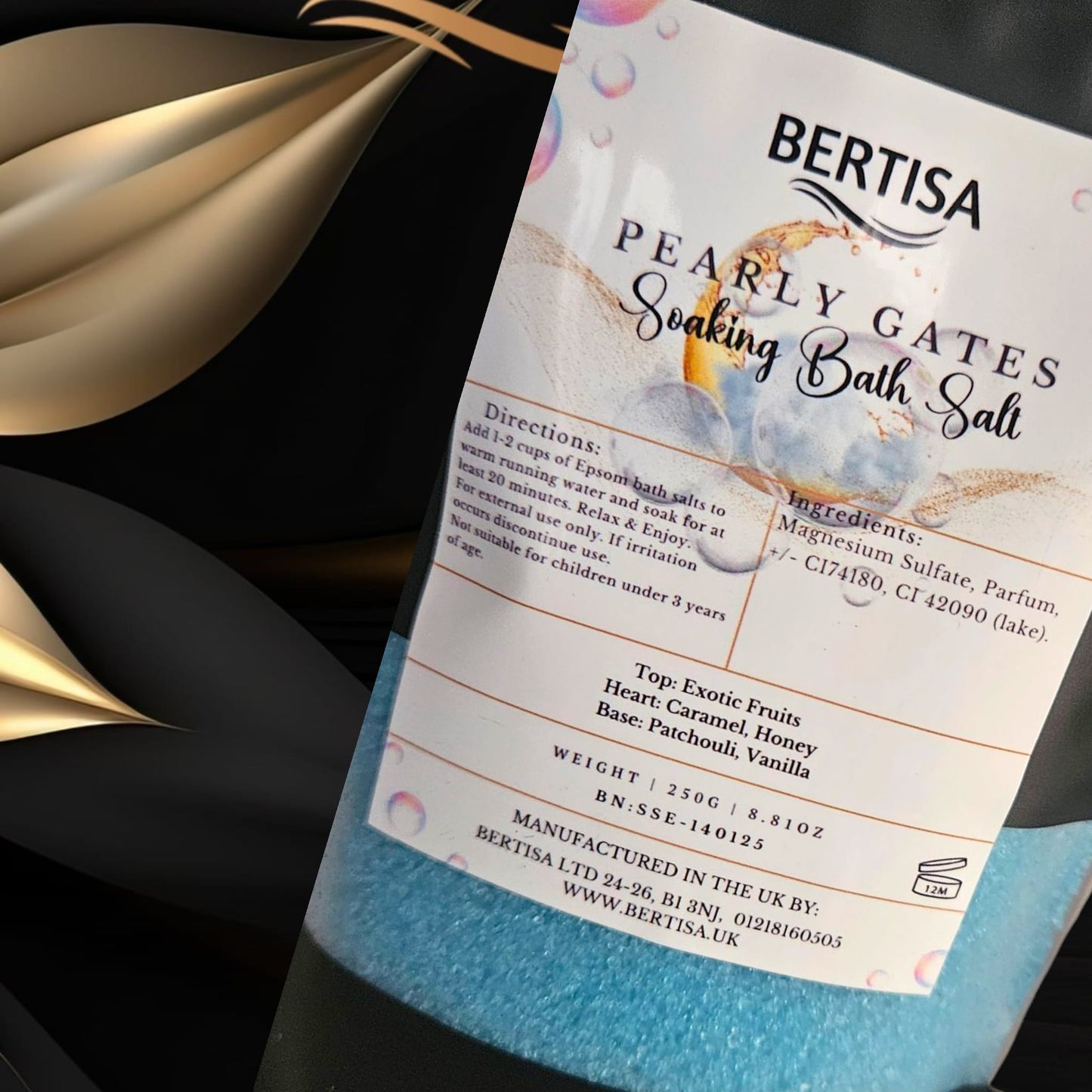 Pearly Gates Soaking Bath Salts - 250g