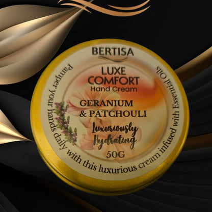 Luxe Comfort Hand Cream – Geranium & Patchouli