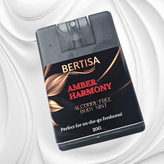 Amber Harmony Alcohol-Free Body Mist – 20g Travel Spray