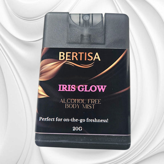 Iris Glow Alcohol-Free Body Mist – 20G Travel Spray