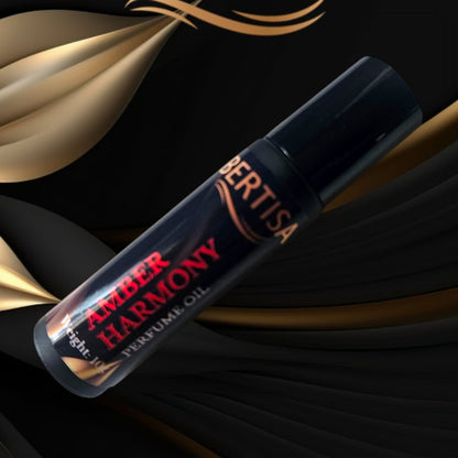 Amber Harmony Perfume Oil – Warm Woody Roll-On, 10g