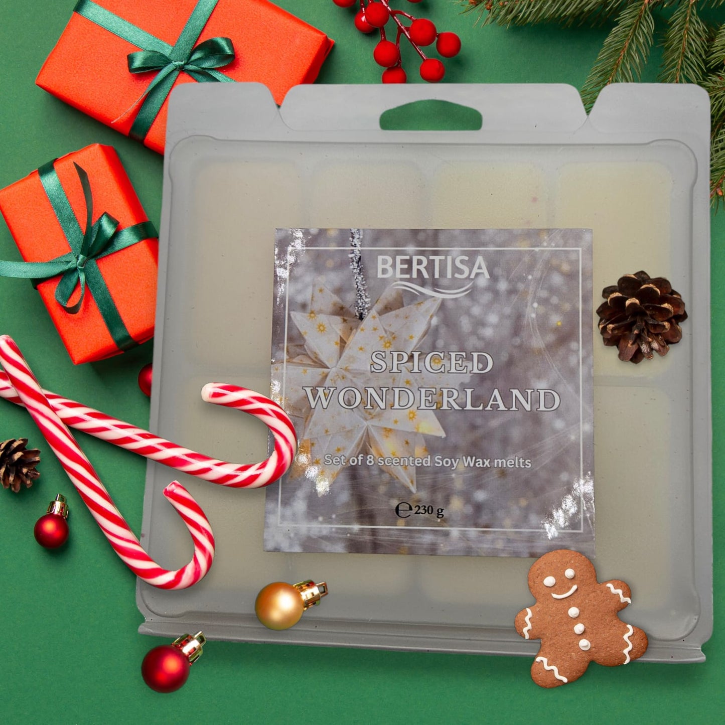 Spiced Wonderland Christmas Wax Melt Sample Box | Festive Wax Melts Collection | Limited-Edition Holiday Scents