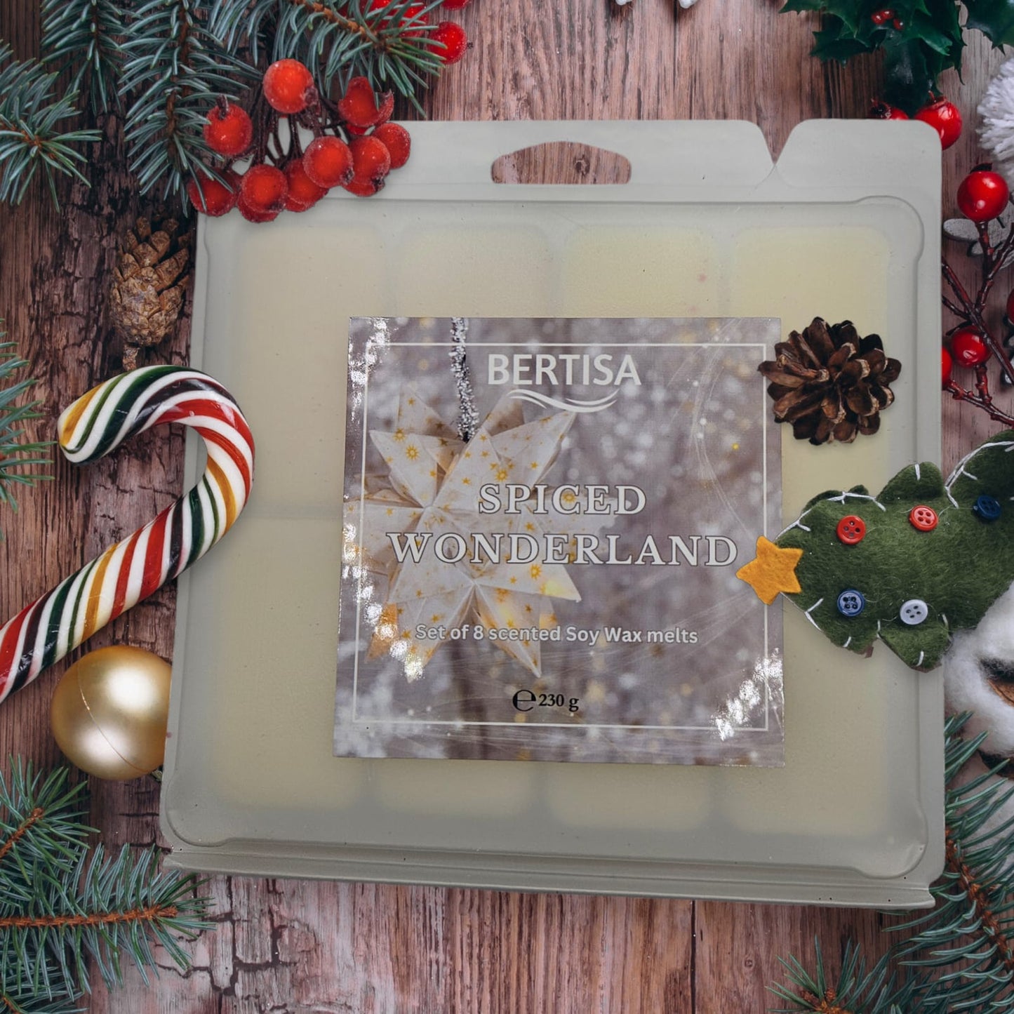 Spiced Wonderland Christmas Wax Melt Sample Box | Festive Wax Melts Collection | Limited-Edition Holiday Scents