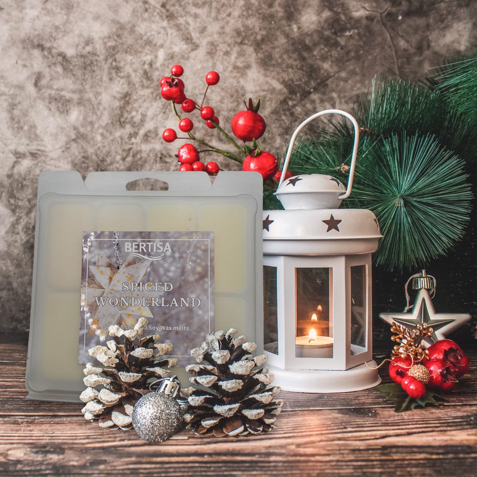 Spiced Wonderland Christmas Wax Melt Sample Box | Festive Wax Melts Collection | Limited-Edition Holiday Scents