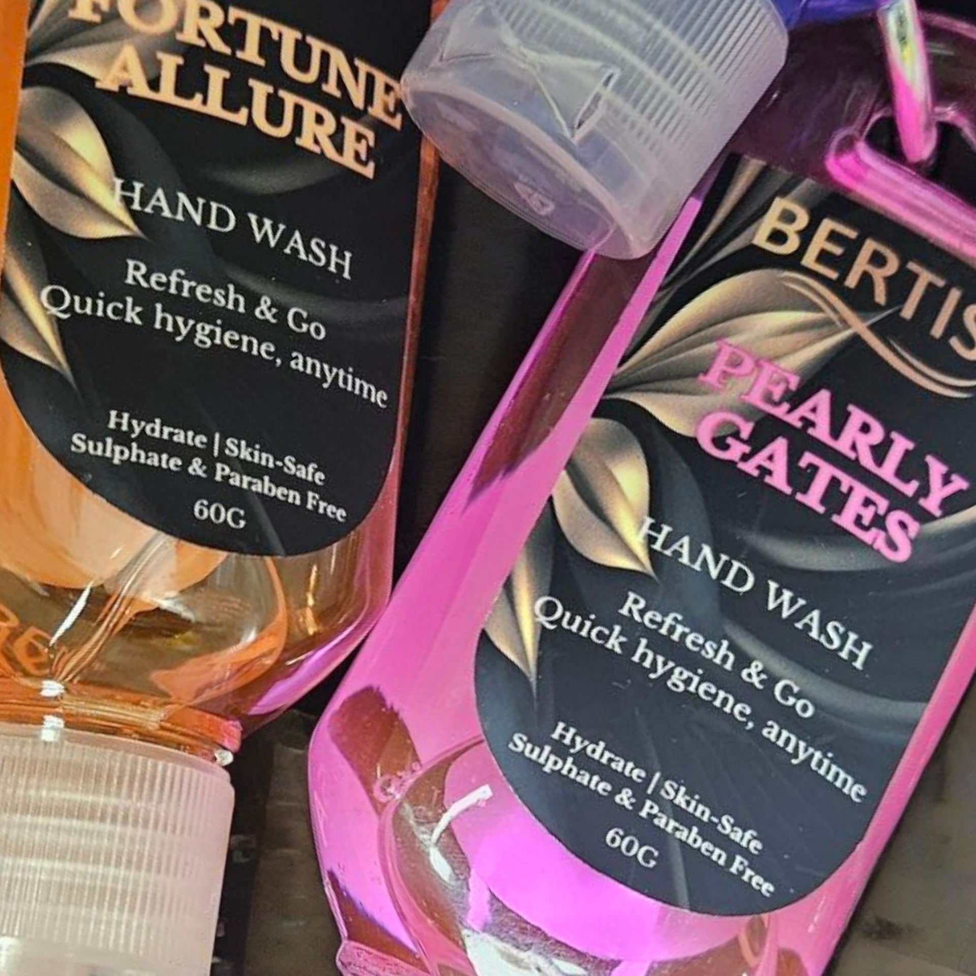 Travel Hand Wash – Perfume-Scented Refillable Cleanser, 60ml