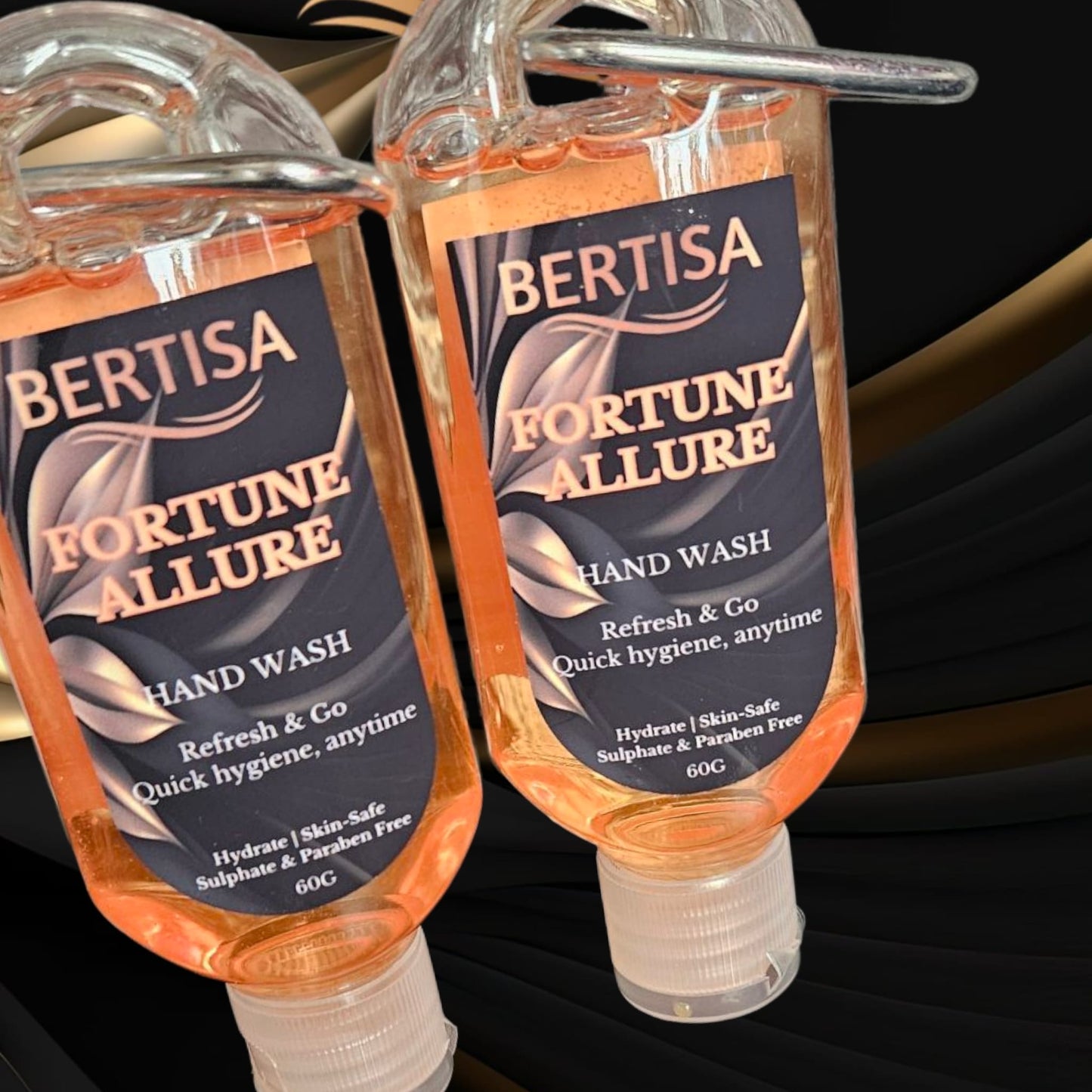 Travel Hand Wash – Refillable 60ml with Keychain Clip | Perfume-Inspired Scents