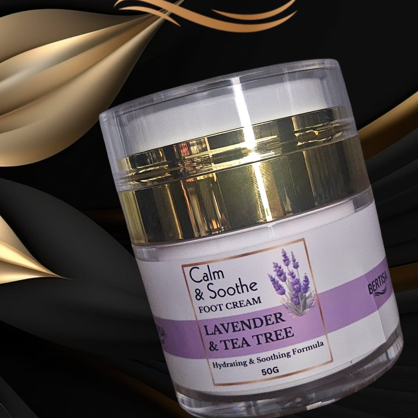 Calm & Soothe Foot Cream Lavender & Tea Tree – Hydrating & Soothing Formula