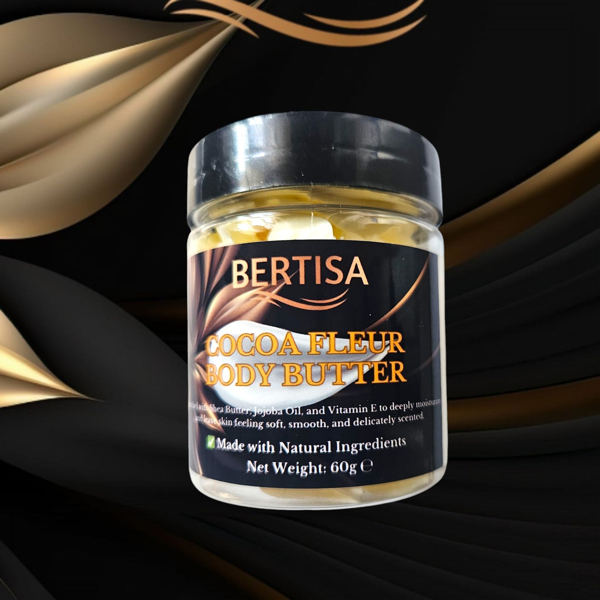 Cocoa Fleur Whipped Body Butter – Floral & Woody Hydration | 60g