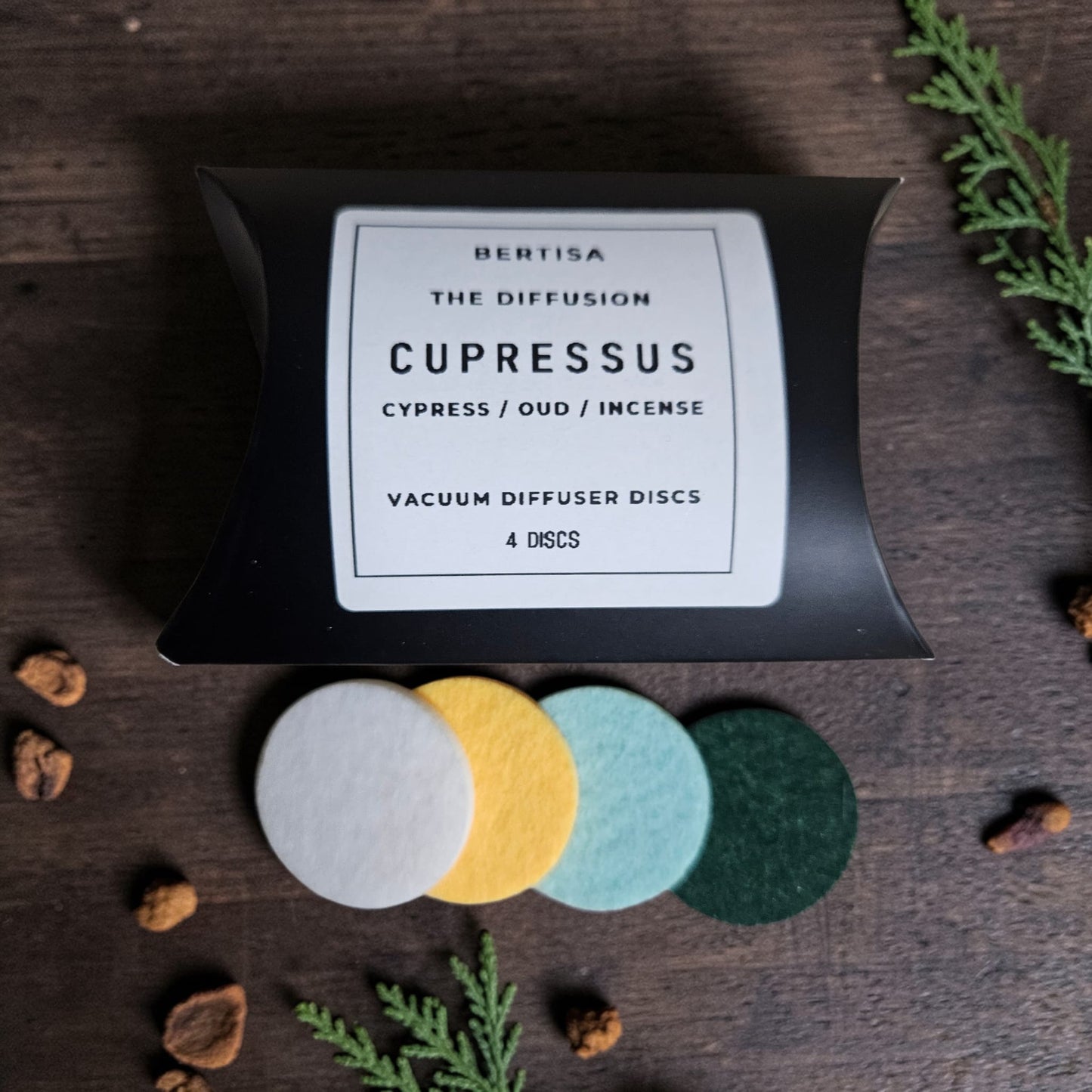 CUPRESSUS Vacuum Diffuser Discs | The Diffusion