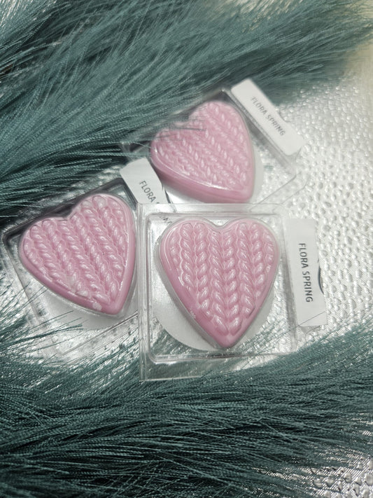 Flora Spring Heart Wax Melt