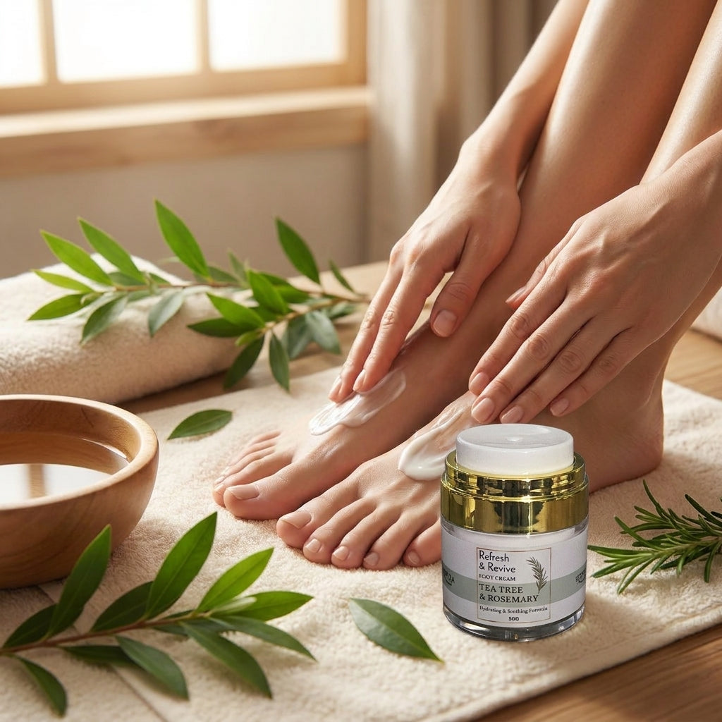 Refresh & Revive Foot Cream – Tea Tree & Rosemary