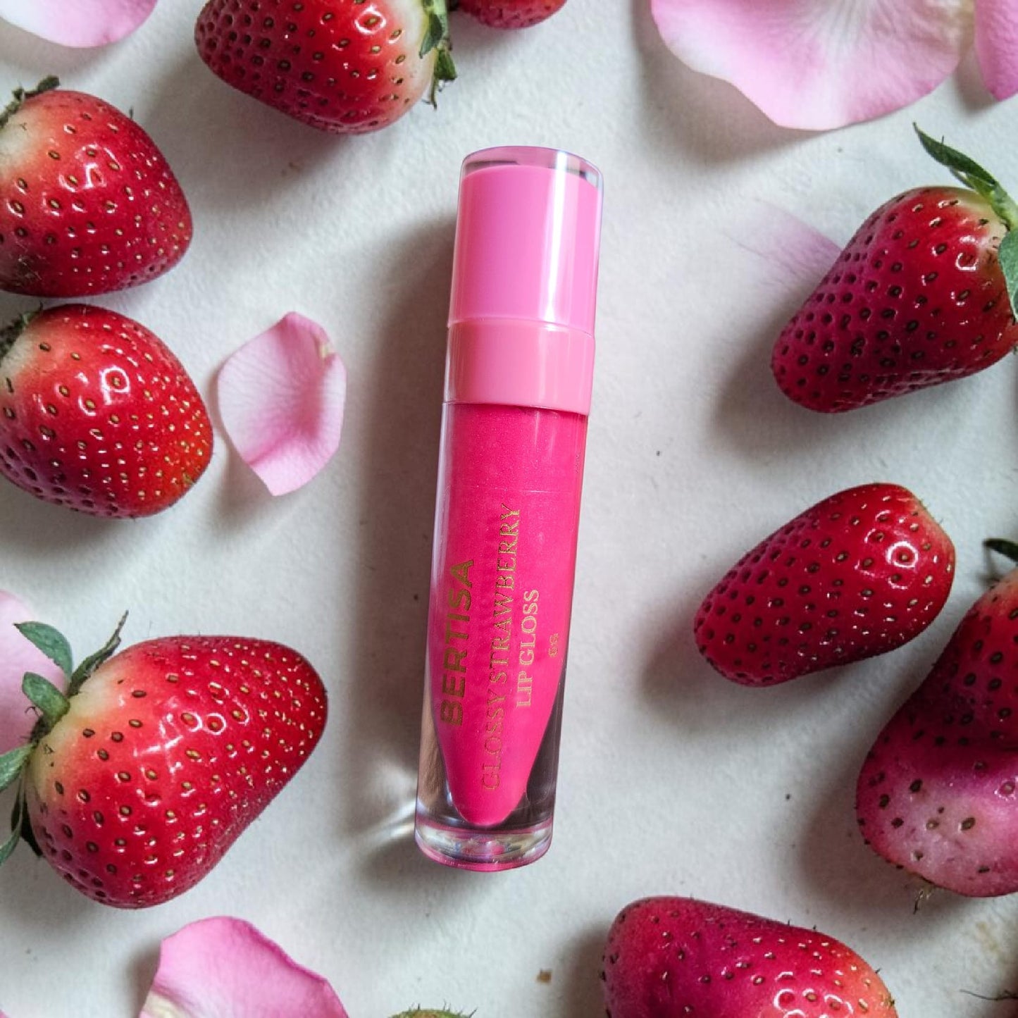Glossy Strawberry Lip Gloss