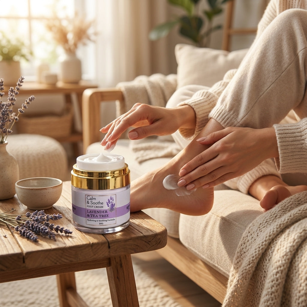Calm & Soothe Foot Cream – Lavender & Tea Tree