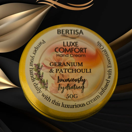 Luxe Comfort Hand Cream – Geranium & Patchouli - BERTISA