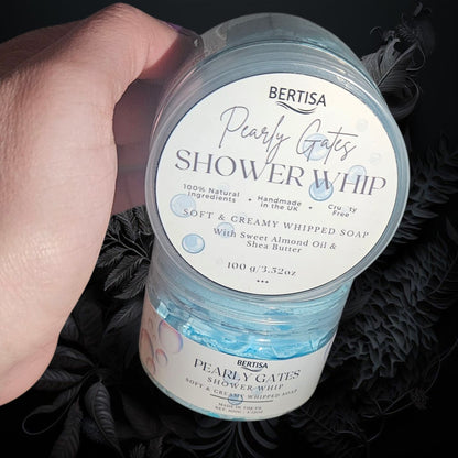 Pearly Gates Whipped Shower Soap – Creamy & Nourishing 100g