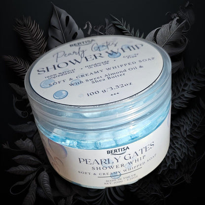 Pearly Gates Whipped Shower Soap – Creamy & Nourishing 100g