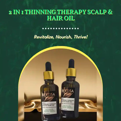 2 IN 1 THINNING THERAPY SCALP &amp; HAIR OIL by@Outfy