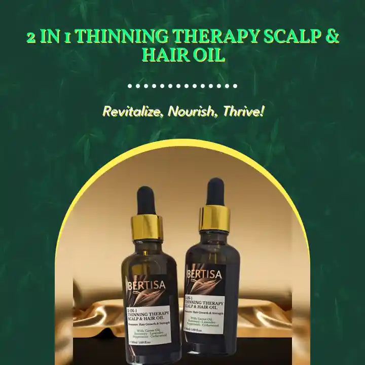 2 IN 1 THINNING THERAPY SCALP &amp; HAIR OIL by@Outfy