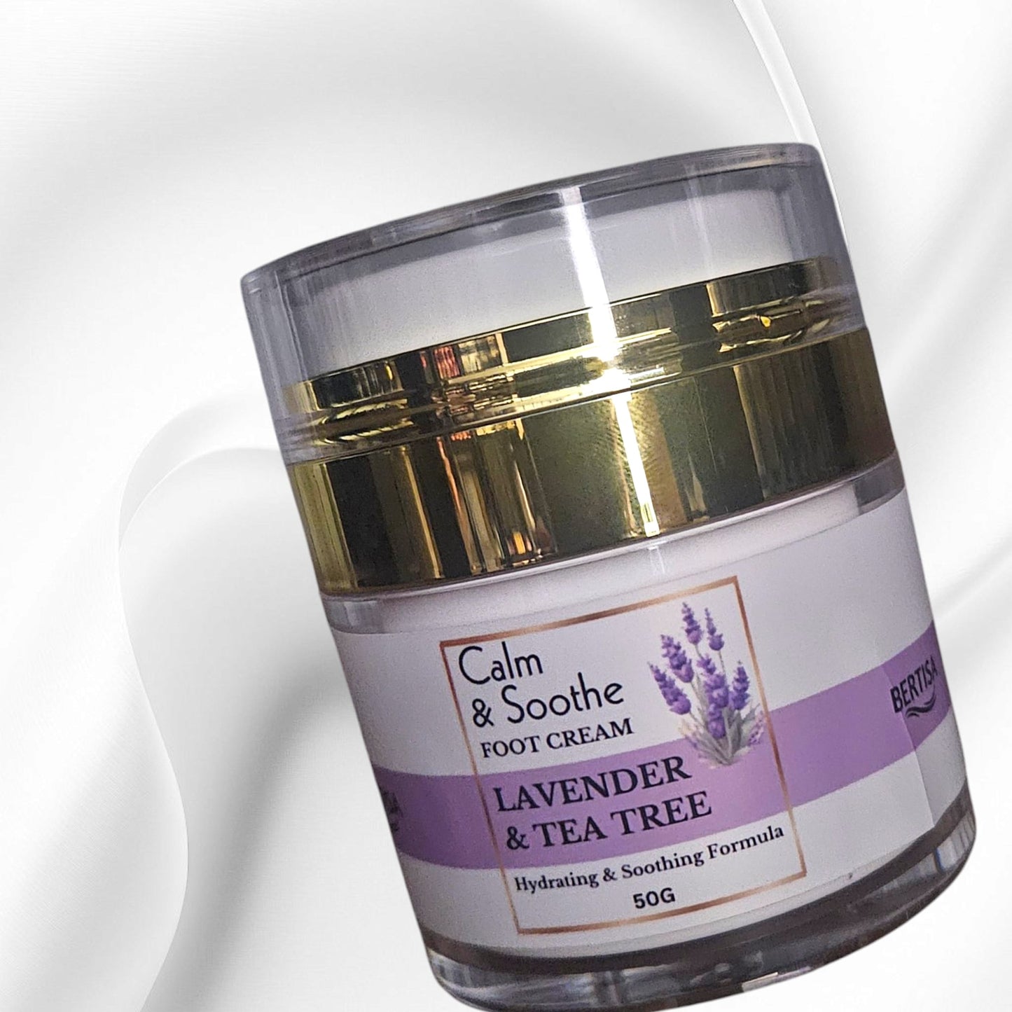 Calm & Soothe Foot Cream Lavender & Tea Tree – Hydrating & Soothing Formula