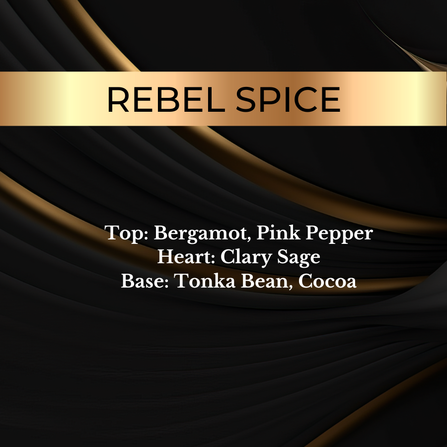 Rebel Spice Highly Scented 100% Soy Wax Snapbar – Bold & Confident Masculine Aroma