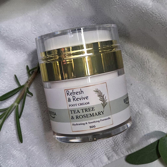 Refresh & Revive Foot Cream – Tea Tree & Rosemary