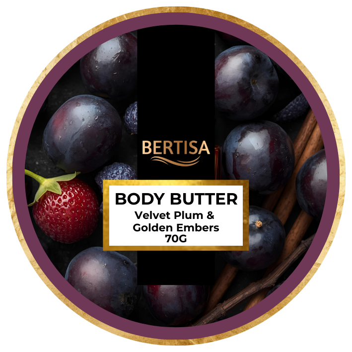 Velvet Plum & Golden Embers Body Butter | Shea & Almond | 70g