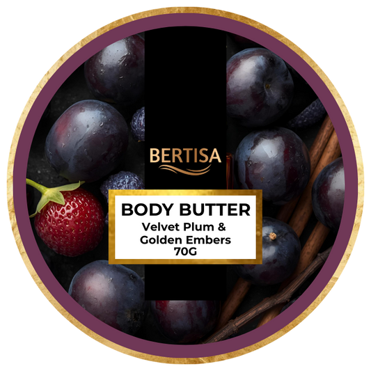Velvet Plum & Golden Embers Body Butter | Shea & Almond | 70g